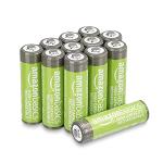 12 Pack High-Capacity Rechargeable AA Batteries