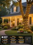 Brightown 100 LED Solar Outdoor String Lights