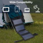 20W Foldable USB Solar Panel Charger for Travel