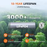 ALLWEI 300W Portable Power Station with 6 Outputs