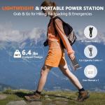 ALLWEI 300W Portable Power Station with 6 Outputs