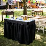Portable Folding Ice Cooler and Table for Events
