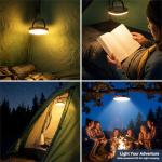 Solar LED Camping Lantern with USB Charging