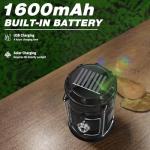 DIBMS 4-Pack Solar LED Camping Lanterns