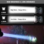 ODEAR Rechargeable LED Headlamp for Outdoor Adventures