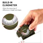 Eyeskey Waterproof Military Navigation Compass for Outdoor Adventures