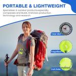 Versatile Waterproof Compass for Hiking and Camping