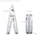 Portable 20-in-1 Multitool for DIY & Camping