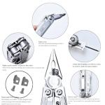 Portable 20-in-1 Multitool for DIY & Camping