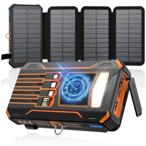 SOARAISE 48000mAh Solar Power Bank Charger