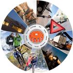 4 Pack LED Road Flares with Storage Bag