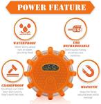 USB Rechargeable LED Road Flares for Safety