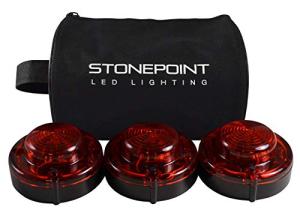StonePoint Emergency LED Road Flares - Set of 3