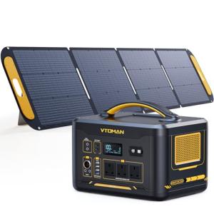 VTOMAN 1500W Solar Power Station with 200W Panel