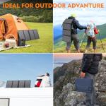 60W Portable Waterproof Solar Panel Charger
