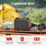 Powkey 99Wh Portable Power Station for Outdoors