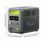 FOSSIBOT F1200 Portable Power Station for Off-Grid