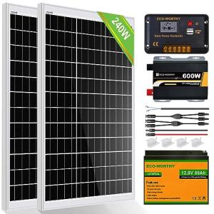 ECO-WORTHY 240W Off Grid Solar Panel Kit