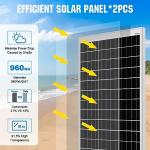 ECO-WORTHY 240W Off Grid Solar Panel Kit