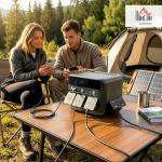 HOMCOM 600W Portable Power Station for Off-Grid