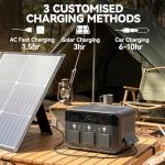 HOMCOM 600W Portable Power Station for Off-Grid