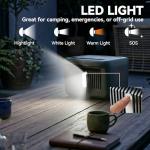 HOMCOM 600W Portable Power Station for Off-Grid