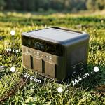 HOMCOM 600W Portable Power Station for Off-Grid