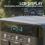 HOMCOM 600W Portable Power Station for Off-Grid