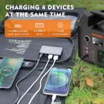 296Wh Power Station with 60W Solar Panel