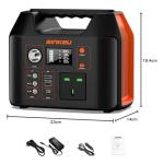 296Wh Power Station with 60W Solar Panel