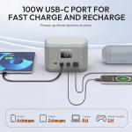 SinKeu 100W Portable Power Station for Camping