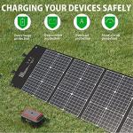 120W Foldable Solar Charger Kit for Generators