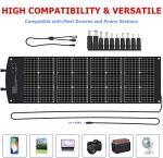 120W Foldable Solar Charger Kit for Generators