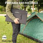 120W Foldable Solar Charger Kit for Generators