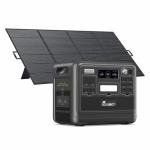 FOSSiBOT F2400 Portable Power Station with Solar Panel