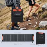 SWAREY 222Wh Portable Power Station with Solar Panel