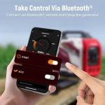 3500W Portable Dual Fuel Inverter Generator with Bluetooth