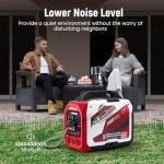 3500W Portable Dual Fuel Inverter Generator with Bluetooth