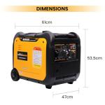 maXpeedingrods 5500W Portable Inverter Generator