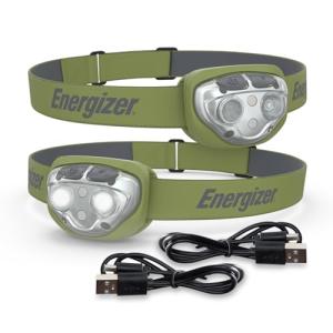 Energizer Pro Series Rechargeable LED Headlamps - 2 Pack