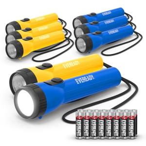 8-Pack Flashlight Set - 200 Lumens, Durable Design
