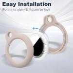 Durable Airtag Sleeve with Keychain Attachment