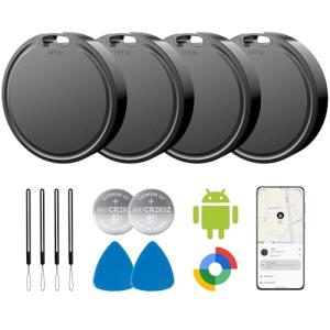 Android Tracker Tags - 4 Pack IP65 Waterproof