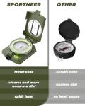 Sportneer Waterproof Compass with Lanyard and Case