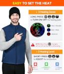 Bluetooth Heated Vest with App Control - Unisex