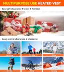 Bluetooth Heated Vest with App Control - Unisex