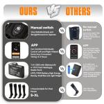 SNOW DEER Rechargeable Heated Socks with App Control