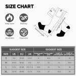SNOW DEER Rechargeable Heated Socks with App Control