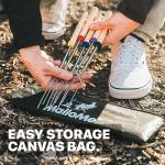 MalloMe 32-Inch Roasting Sticks for Campfire S'mores