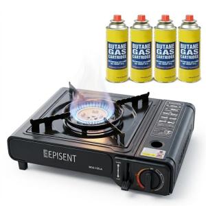 Episent Portable Gas Stove - Compact Single Burner